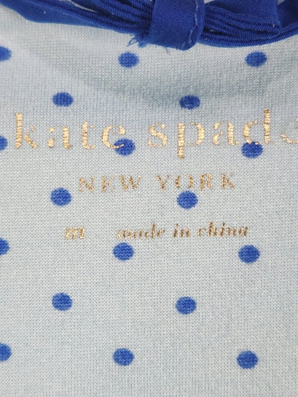 Kate Spade Crop Pajamas Womens M Blue Polka Dot New York Comfy Luxury Capri